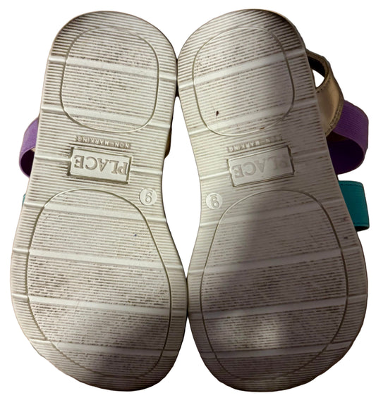 Colorblock Triple-Band Sandals - Size 9 (The Children’s Place)