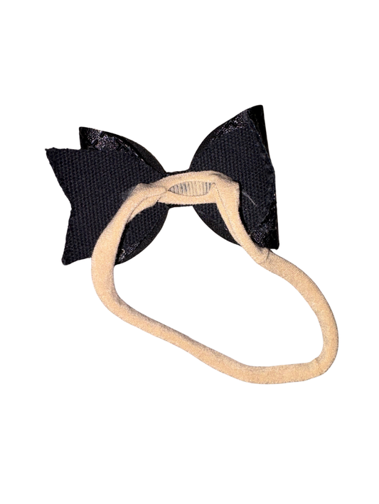Nylon Baby Headband - Black