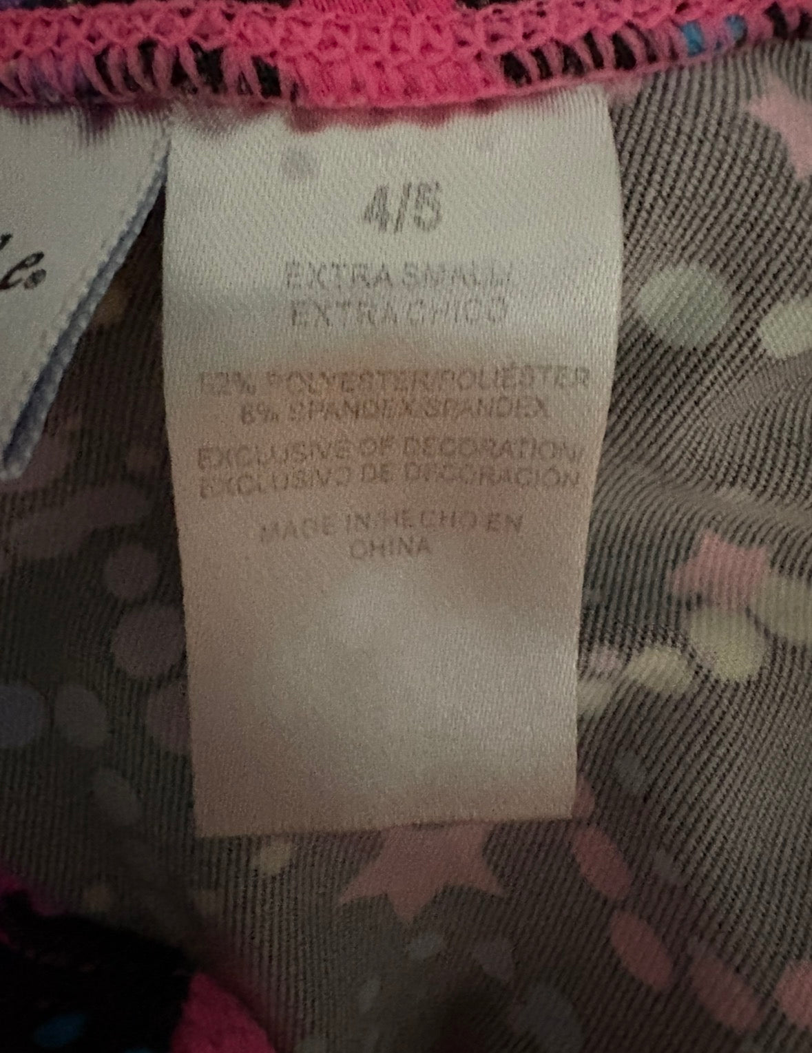 Dance/Gymnastics Shorts Leotard - Size 4-5T
