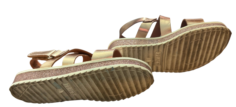 Metallic Rose Gold Sandals - Size 8 (The Children’s Place)