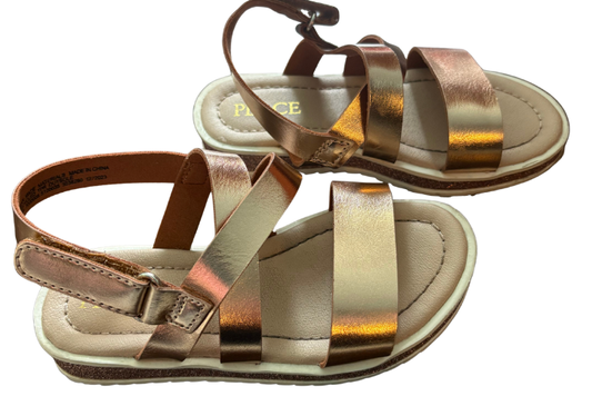 Metallic Rose Gold Sandals - Size 8 (The Children’s Place)