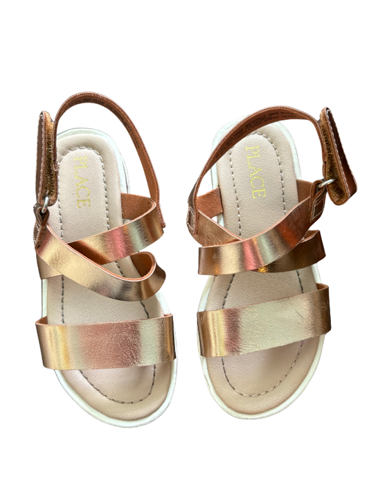 Metallic Rose Gold Sandals - Size 8 (The Children’s Place)