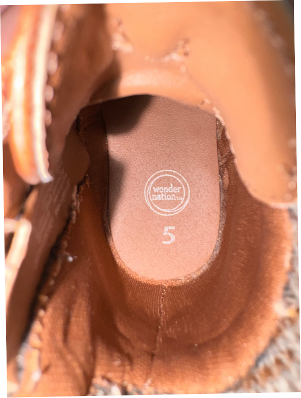 Fall Boots - Size 5 (Wonder Nation)