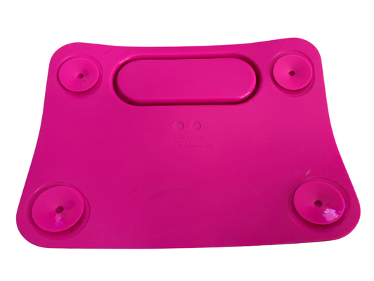 Silicone Suction Feeding Tray - Pink (Busy Baby)