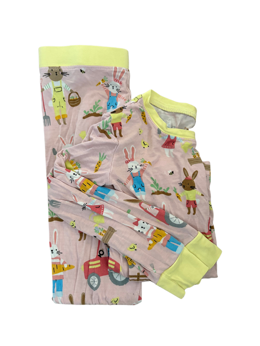 Bamboo Long Sleeve Sleep Set - Size 3T (Little Sleepies)