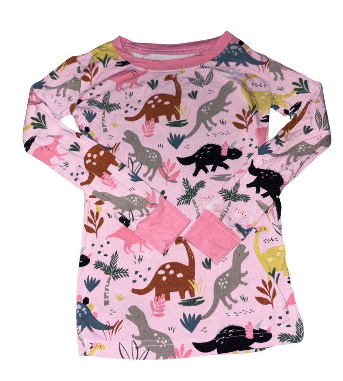 Bamboo Long Sleeve Sleep Set - Size 3T (Little Sleepies)