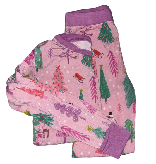 Bamboo Long Sleeve Sleep Set - Size 3T (Little Sleepies)