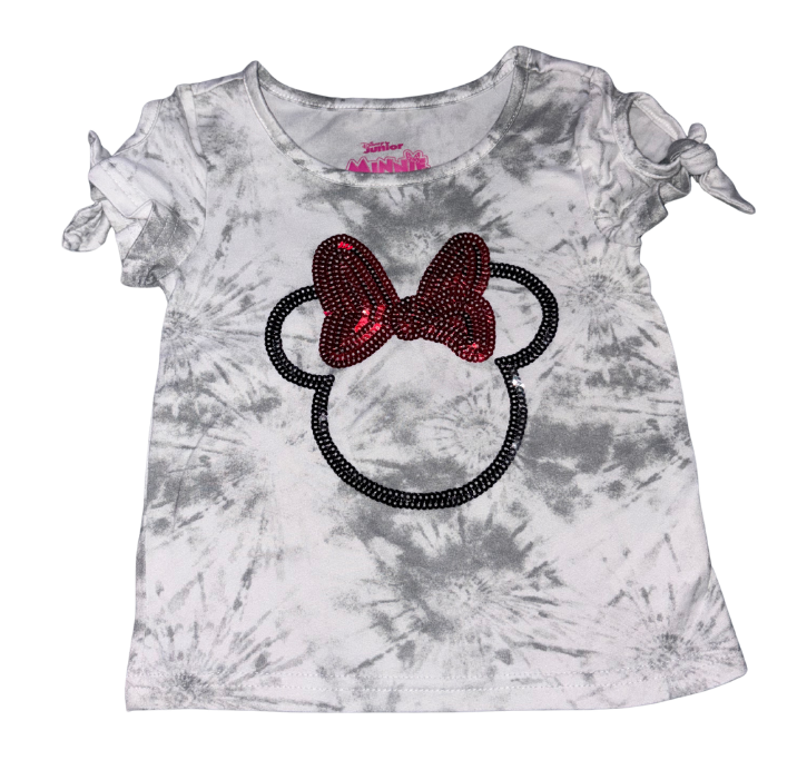 Minnie Tie Sleeve Shirt  - Size 3T (Disney)