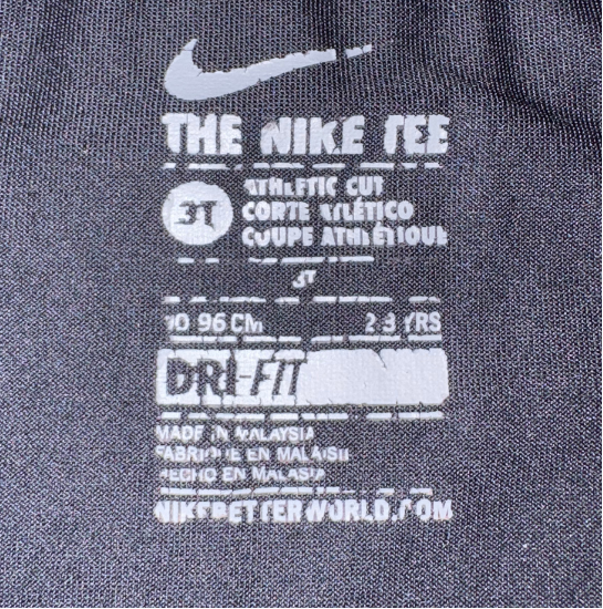 Athletic Long Sleeve Shirt - Size 3T (Nike)