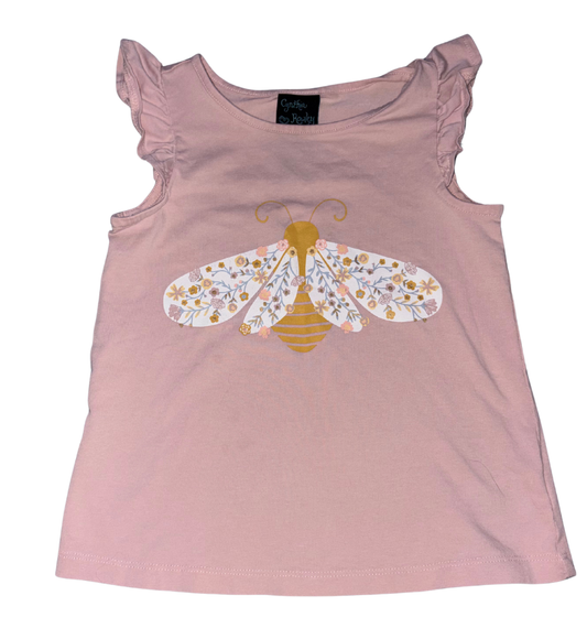 Ruffle Sleeve Shirt - Size 4T (Cynthia Rowley)