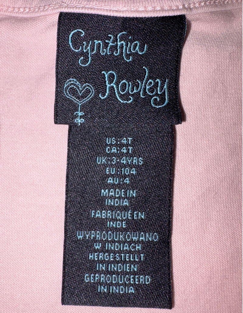 Ruffle Sleeve Shirt - Size 4T (Cynthia Rowley)