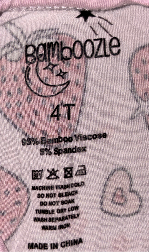 Bamboo Long Sleeve Sleep Set - Size 4T (Bamboozle)