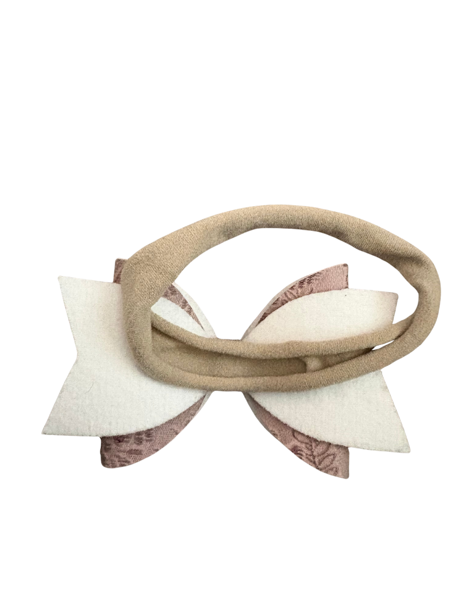 Nylon Baby Headband - Mauve