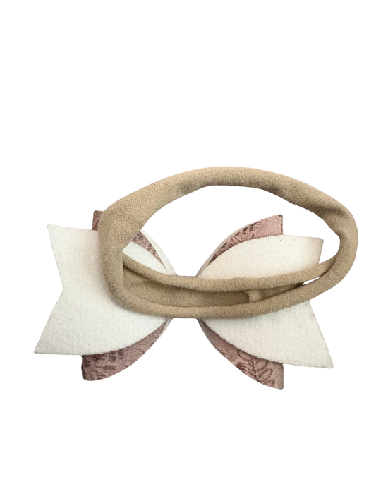 Nylon Baby Headband - Mauve