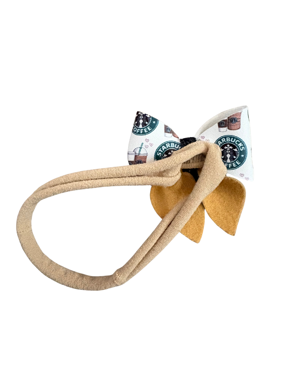 Nylon Baby Headband - Starbucks