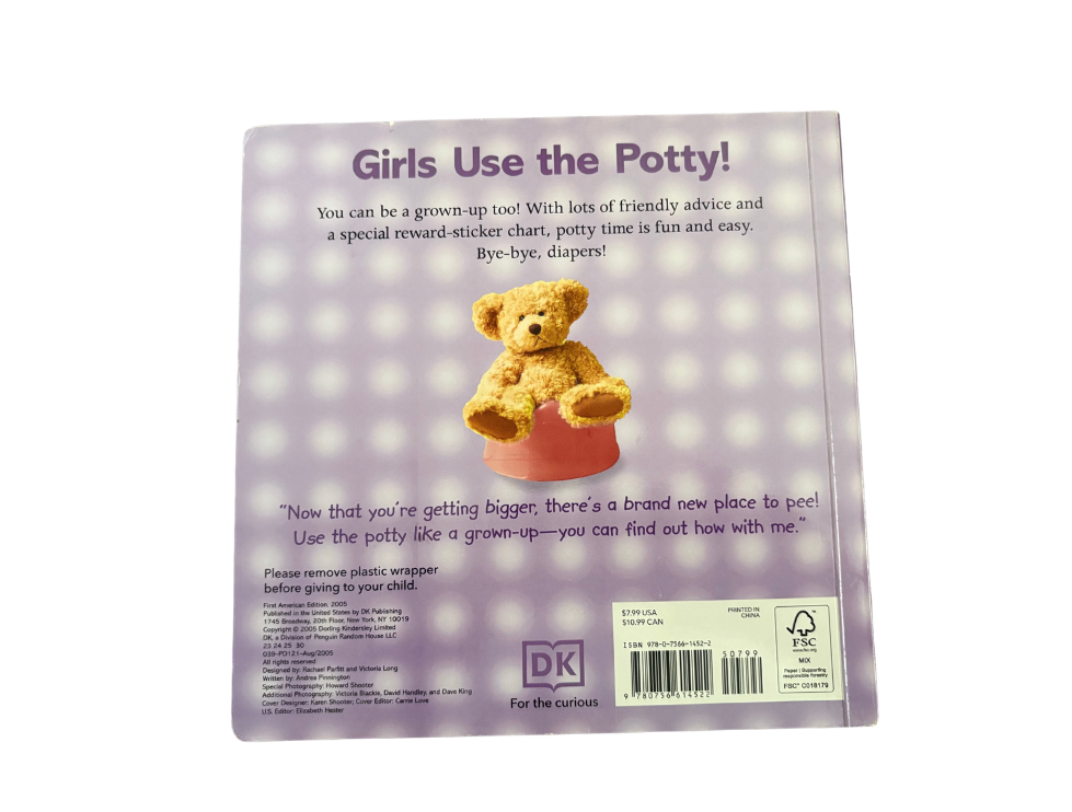 Girls Use the Potty Book