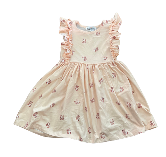 Ruffle Sleeve Dress - Size 2T (Bailey’s Blossoms)