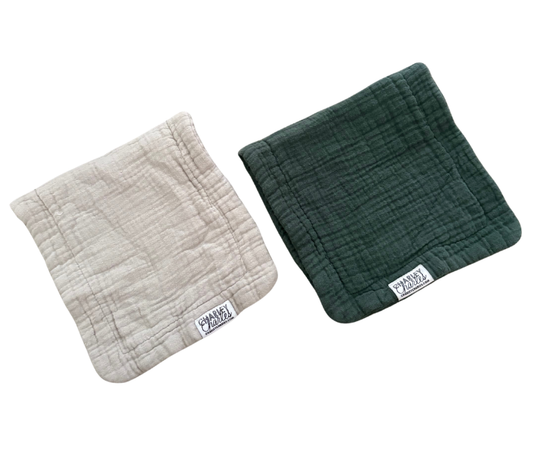 Gauze Burp Cloth Set - 2 Pack (Charley Charles)