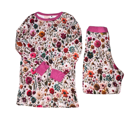Bamboo Long Sleeve Sleep Set - Size 4T (Bamboozle)