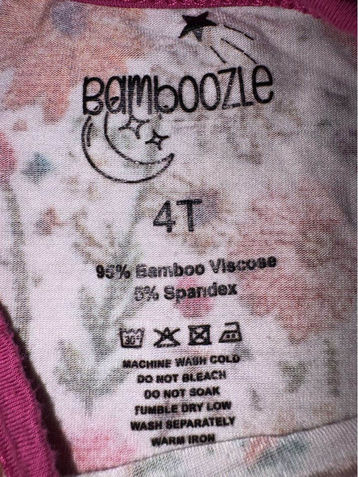 Bamboo Long Sleeve Sleep Set - Size 4T (Bamboozle)