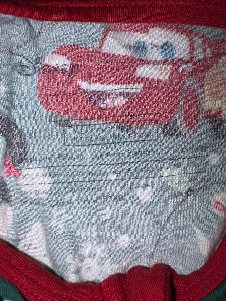 Bamboo Zipper Onesie - Size 3T (Little Sleepies/Disney)