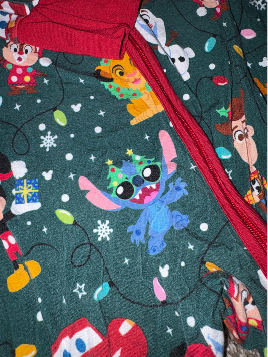 Bamboo Zipper Onesie - Size 3T (Little Sleepies/Disney)