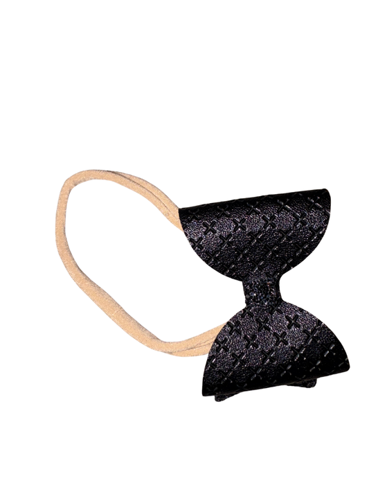 Nylon Baby Headband - Black