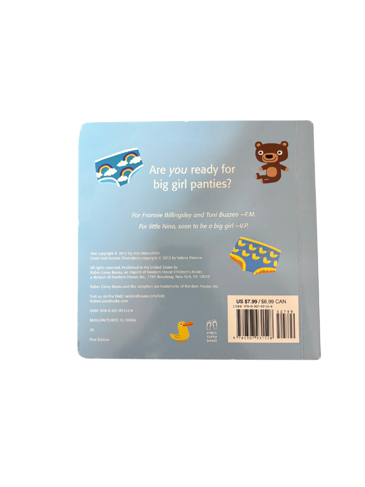 Big Girl Panties Book