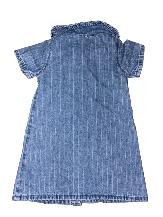 Jean Snap Dress - Size 4T (ZARA)