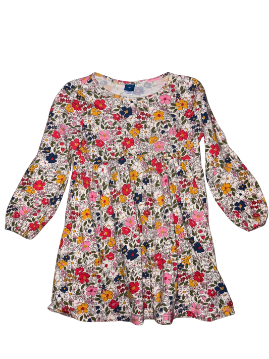Floral Long Sleeve Dress - Size 4T (Old Navy)
