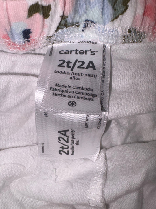Floral Skort - Size 2T (Carter’s)