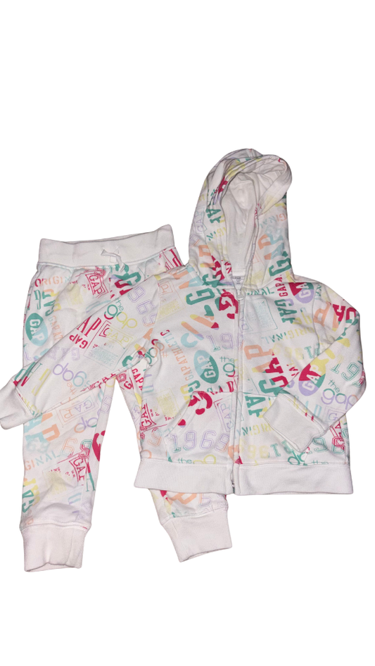 Zipper Lounge Set - Size 3T (Baby Gap)