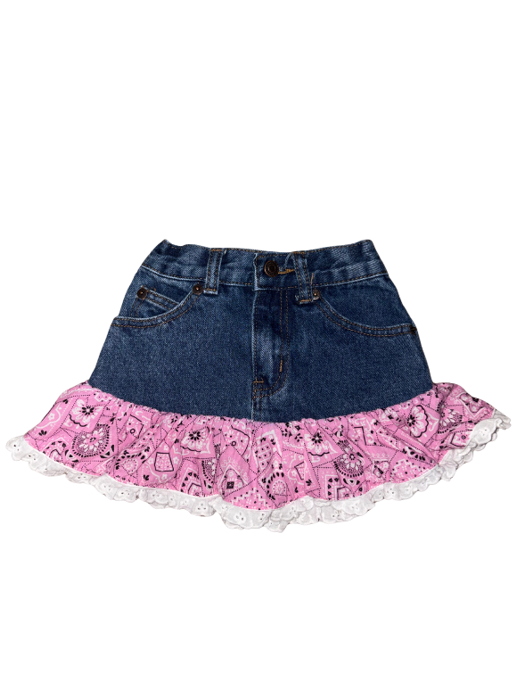 Jean Skirt - Size 3T (Kiddie Corral)