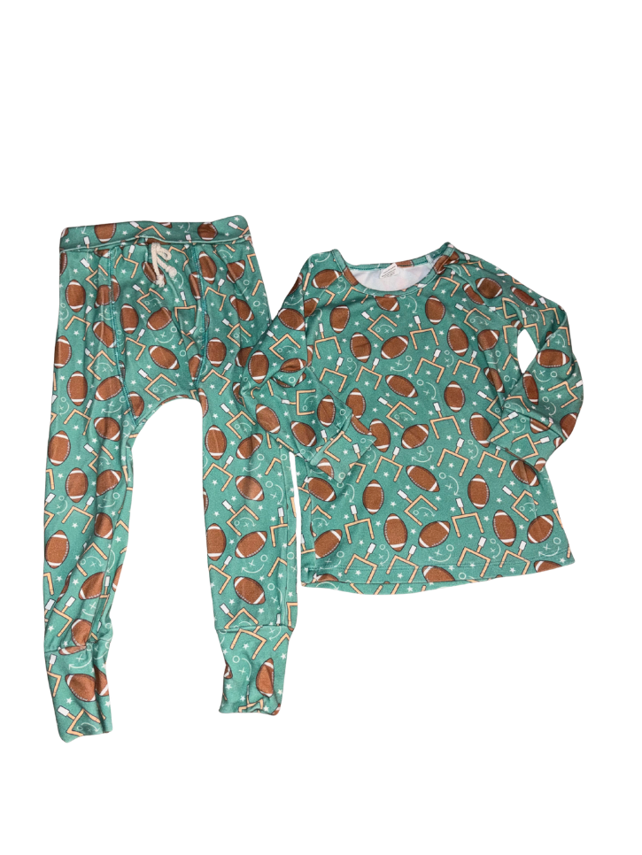 Football Long Sleeve Set - Size 3T (Little One Shop)