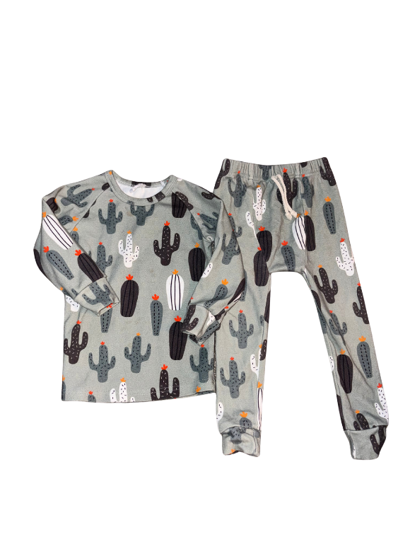 Cactus Long Sleeve Set - Size 3T (Little One Shop)