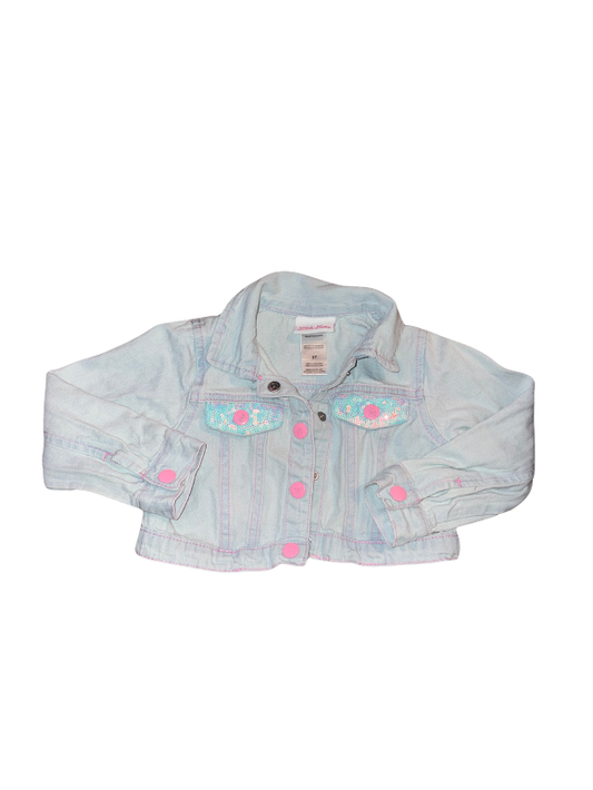 Sparkle Cropped Jean Jacket - Size 3T (Little Lasso)